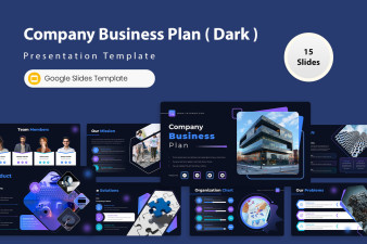 Company Business Plan Google Slides Template ( Light & Dark )